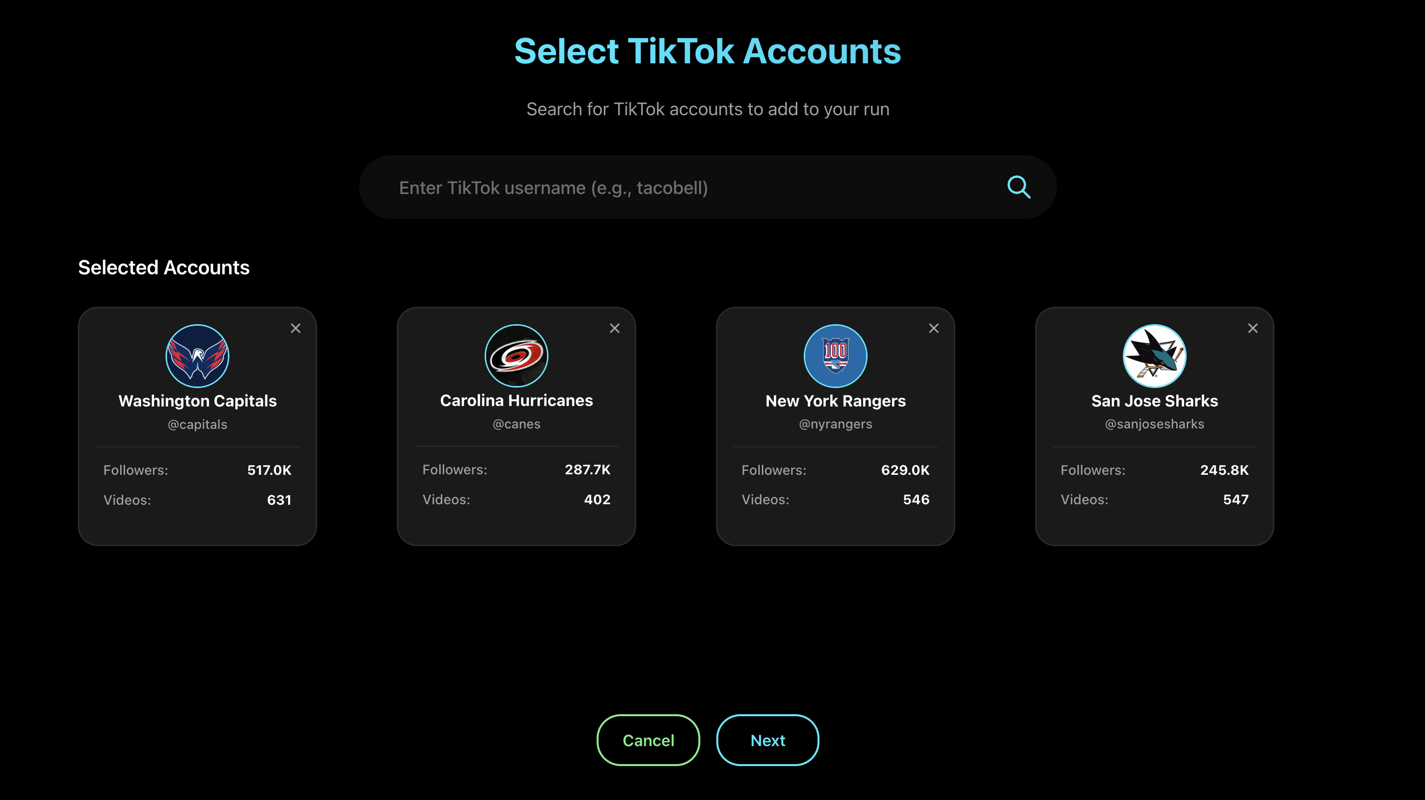 Analyze Any TikTok Account